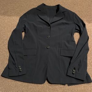 RJ classics show jacket navy pinstriped